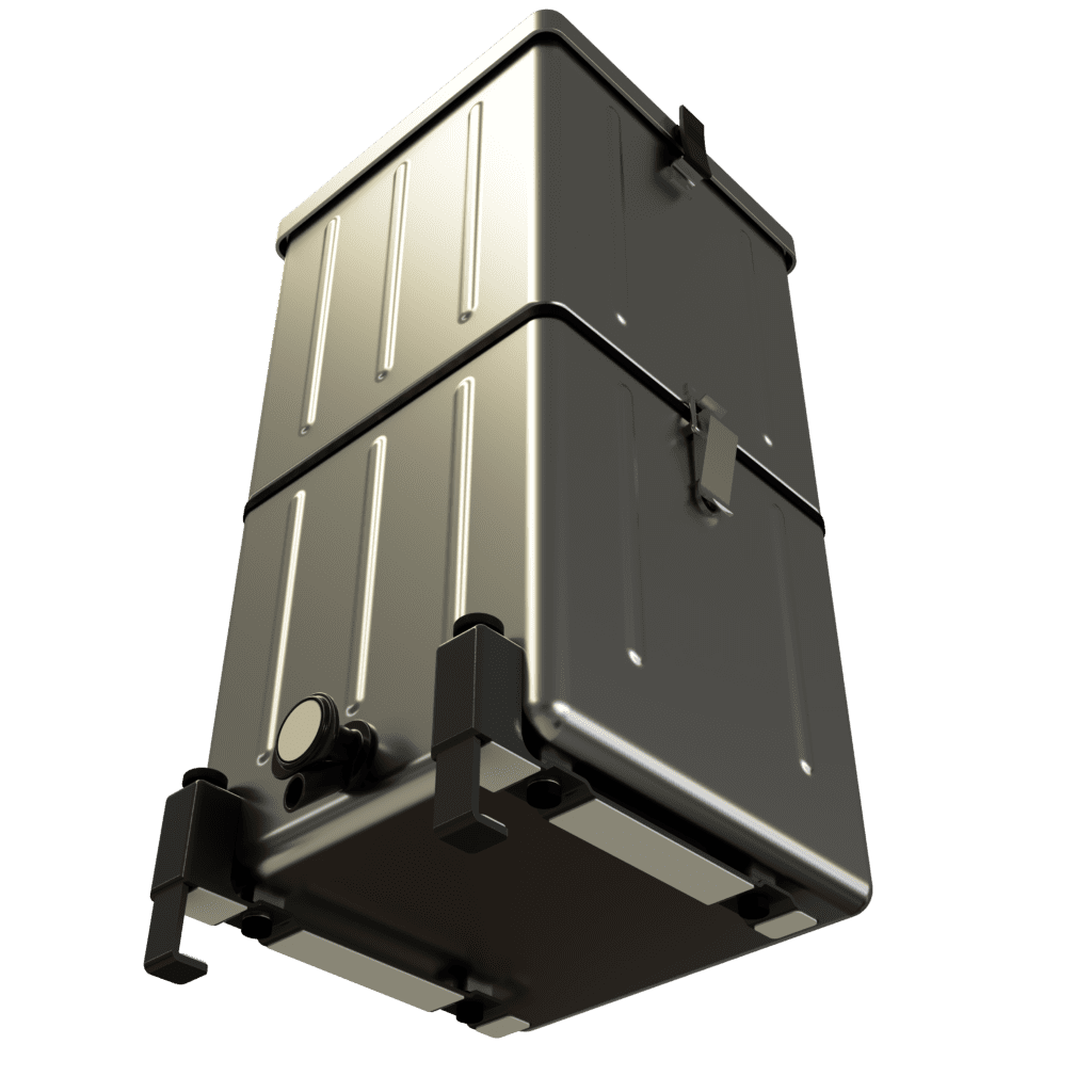 RV Camper Van Gravity Water Filter Counter Clamp Highlight